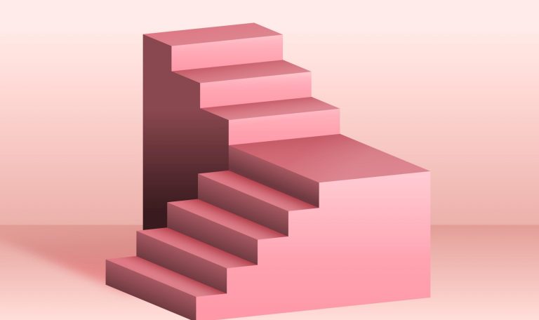 Un escalier, un élément de l'architecture